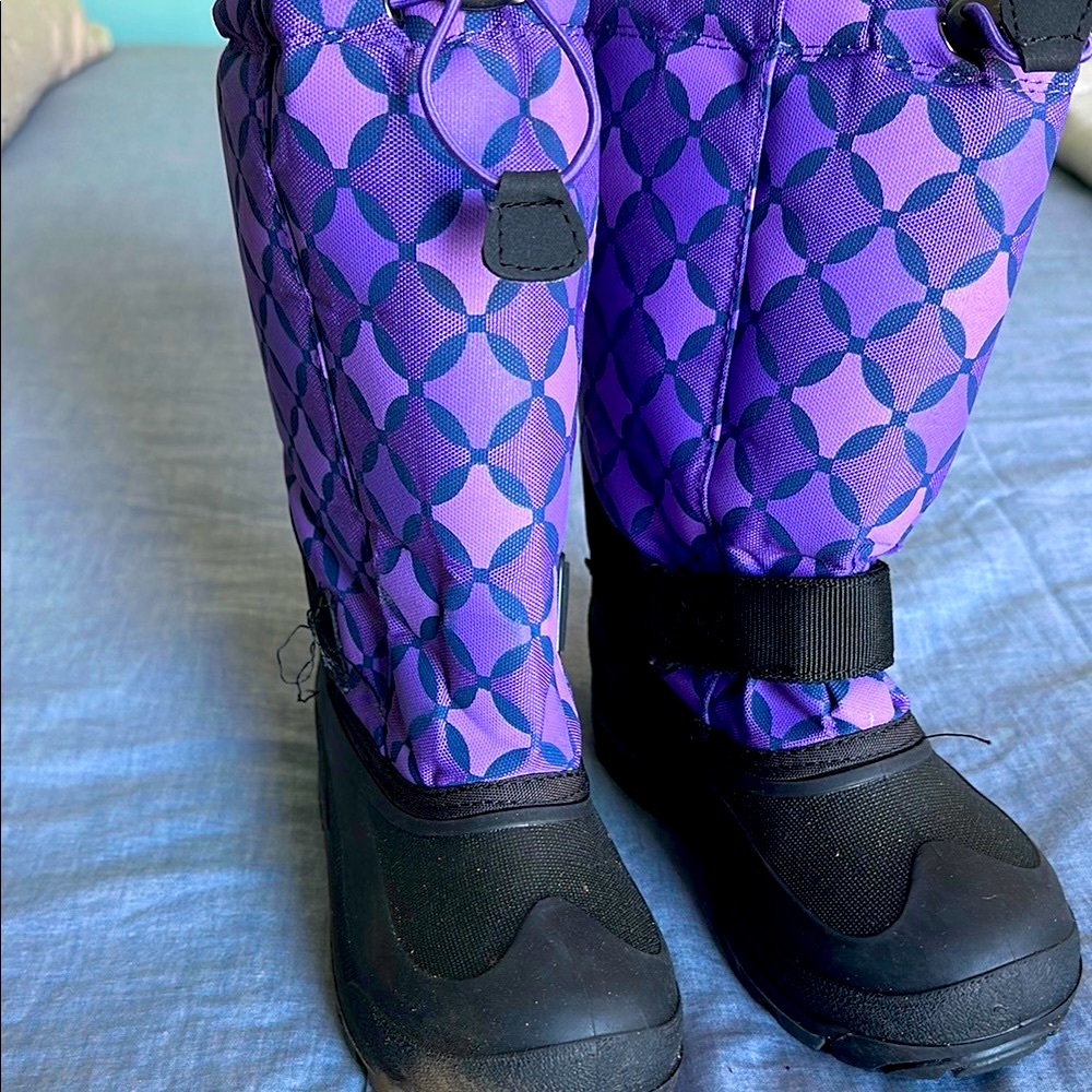 Kamik Purple and Black Boots for All-Weather Adventures